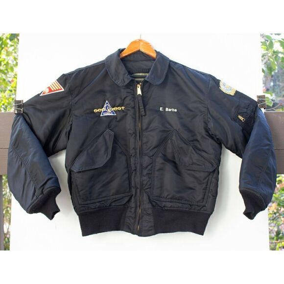 RARE SEAQUEST DSV TV Original VFX Film Crew Jacket Military Uniform - Eric Barba - Picture 2 of 7